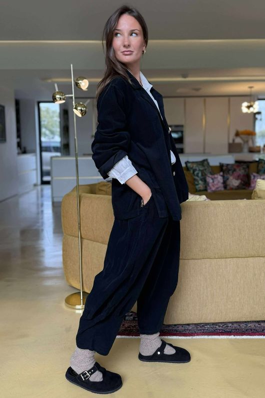Cooper Needlecord Blazer Black  /14 =